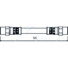 HOS3955 APEC Тормозной шланг