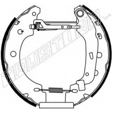 6156 TRUSTING Комплект тормозных колодок