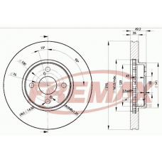 BD-2080 FREMAX Тормозной диск