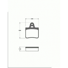 1501221909 S.b.s. Комплект тормозных колодок, дисковый тормоз