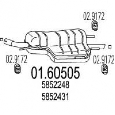 01.60505 MTS Глушитель выхлопных газов конечный