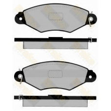 PA1155 BRAKE ENGINEERING Комплект тормозных колодок, дисковый тормоз