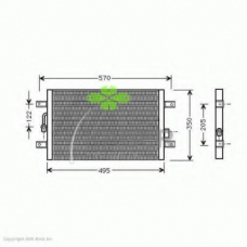 94-5137 KAGER Конденсатор, кондиционер