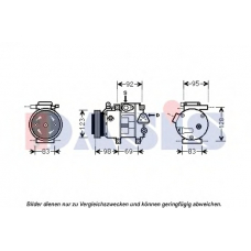 851944N AKS DASIS Компрессор, кондиционер
