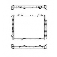 58098 NRF Радиатор, охлаждение двигателя