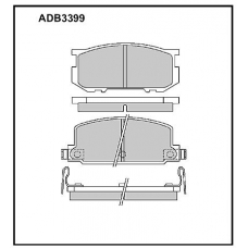 ADB3399 Allied Nippon Тормозные колодки