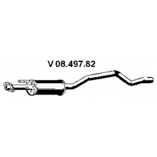 08.497.82 EBERSPACHER Предглушитель выхлопных газов