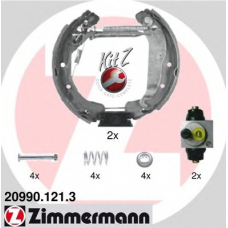 20990.121.3 ZIMMERMANN Комплект тормозных колодок