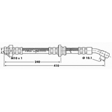 FBH6877 FIRST LINE Тормозной шланг