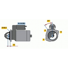 0 001 108 234 BOSCH Стартер