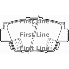 FBP3191 FIRST LINE Комплект тормозных колодок, дисковый тормоз