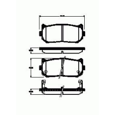 649.02 REMSA 649 02_=d11151m-01=660 002-sx !колодки дисковые з.\ kia shuma 98]/clarus 1.5i-2.0i с abs 96-00