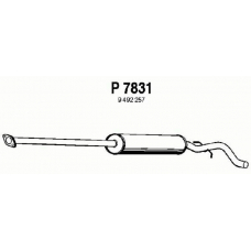 P7831 FENNO Средний глушитель выхлопных газов