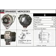 DRA6820 DELCO REMY Генератор