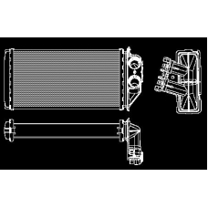 RA2210330 J. DEUS Теплообменник, отопление салона