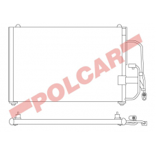 2912K8C1 POLCAR Skraplacze klimatyzacji