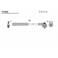 T744G TESLA Комплект проводов зажигания