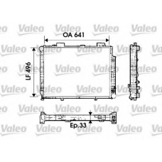 734804 VALEO Радиатор, охлаждение двигателя