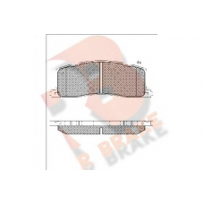 RB1817 R BRAKE Комплект тормозных колодок, дисковый тормоз