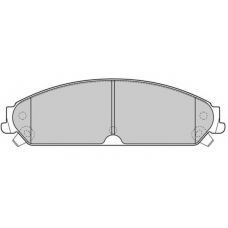FBP-1703 FREMAX Комплект тормозных колодок, дисковый тормоз