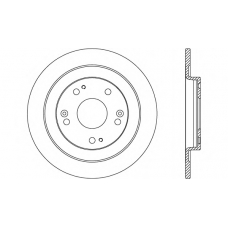 BDA2685.10 OPEN PARTS Тормозной диск