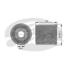 T42044 GATES Паразитный / ведущий ролик, зубчатый ремень