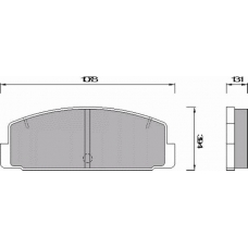 680181 ROULUNDS Комплект тормозных колодок, дисковый тормоз