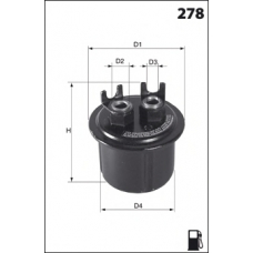 ELE6002 MECAFILTER Топливный фильтр