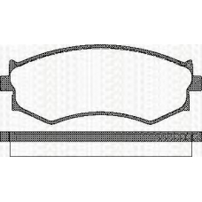 8110 14032 TRISCAN Комплект тормозных колодок, дисковый тормоз