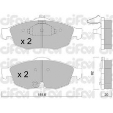 822-715-0 CIFAM Комплект тормозных колодок, дисковый тормоз