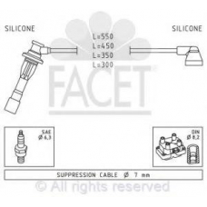4.7058 FACET Ккомплект проводов зажигания
