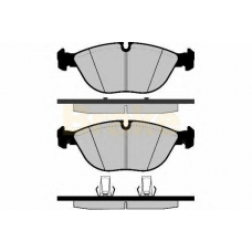 PA1062 BRAKE ENGINEERING Комплект тормозных колодок, дисковый тормоз