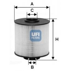 26.017.00 UFI Топливный фильтр