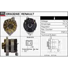 DRA3248 DELCO REMY Генератор