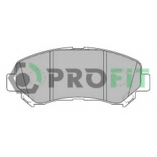 5000-2011 PROFIT Комплект тормозных колодок, дисковый тормоз