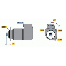 0 001 416 004 BOSCH Стартер