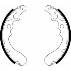 GS8282 TRW Комплект тормозных колодок