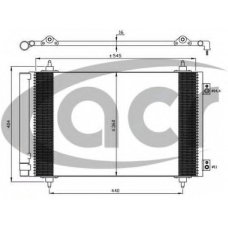300636 ACR Конденсатор, кондиционер