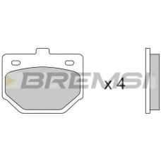 BP2174 BREMSI Комплект тормозных колодок, дисковый тормоз
