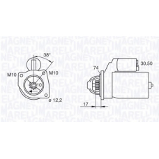 063522625010 MAGNETI MARELLI Стартер