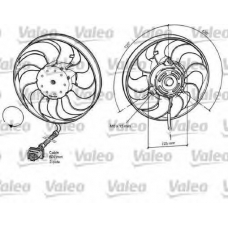 696048 VALEO Вентилятор, охлаждение двигателя