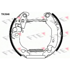 TK2046 FTE Комплект тормозных колодок
