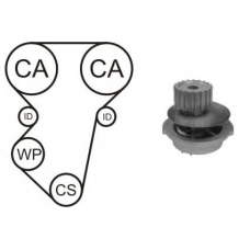 WPK-163201 AIRTEX Водяной насос + комплект зубчатого ремня