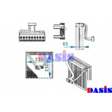 820193N AKS DASIS Испаритель, кондиционер