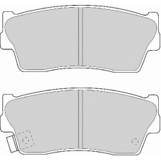 FD6529N NECTO Комплект тормозных колодок, дисковый тормоз