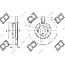 BD1424 DJ PARTS Тормозной диск