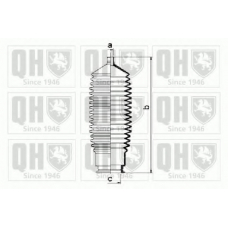 QG1354 QUINTON HAZELL Комплект пылника, рулевое управление