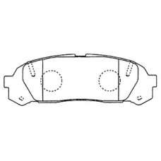 PN-1409 JNBK Колодки тормозные