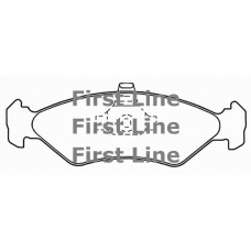 FBP3129 FIRST LINE Комплект тормозных колодок, дисковый тормоз