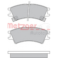 1170535 METZGER Комплект тормозных колодок, дисковый тормоз